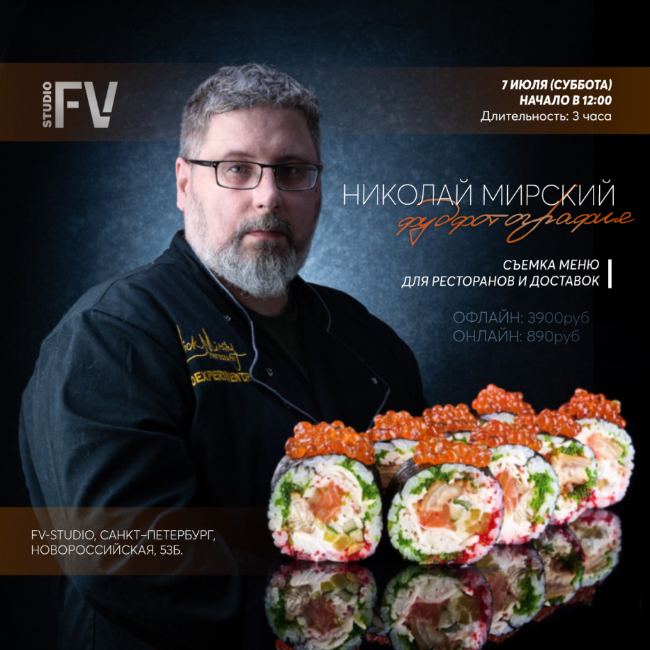 Фудфотография: Съёмка меню для ресторанов и доставок